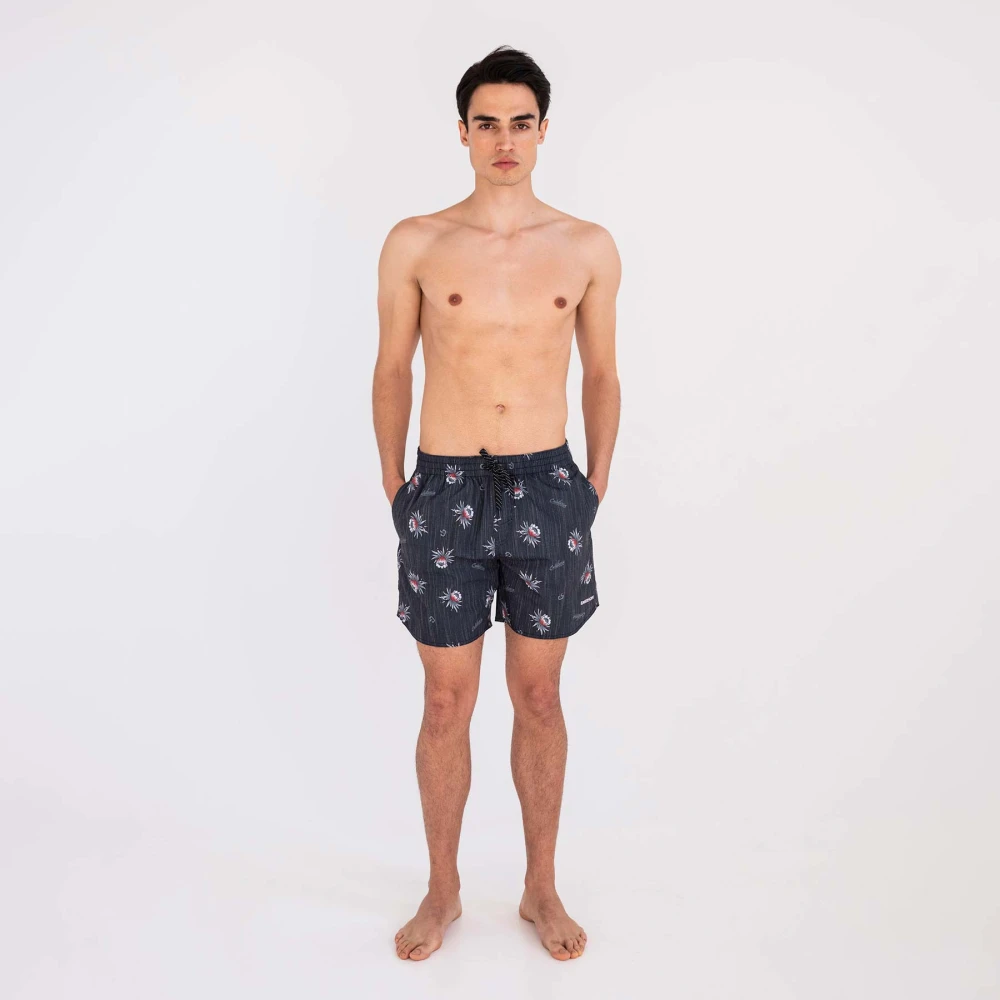 16” FLORAL PRINT VOLLEY SHORTS