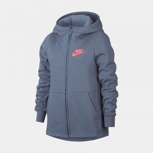 Nike Sportswear Girls' Full-Zip Hoodie (939459-447)