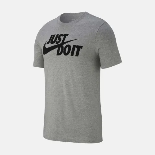 Nike Sportswear Just Do It Swoosh Tee Grey (AR5006-063)