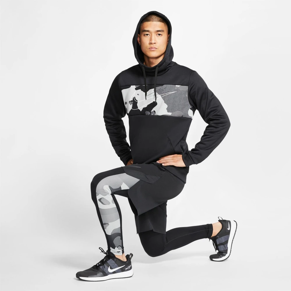 NIKE CAMO 2 THERMA PULLOVER HOODIE