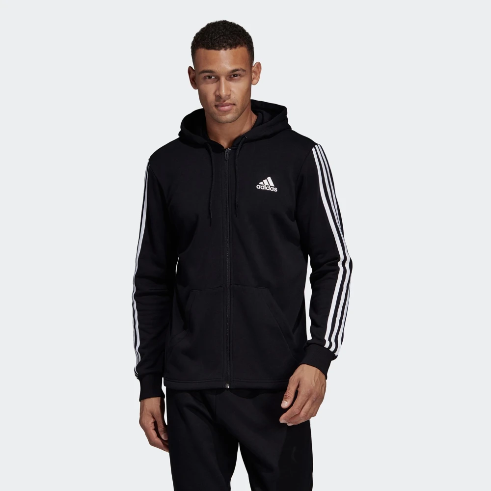 MUST HAVES 3 STRIPES FULLZIP HOODIE FRENCH TERRY
