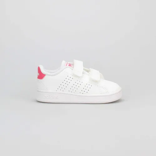 adidas Advantage Infants White Pink (EF0300)