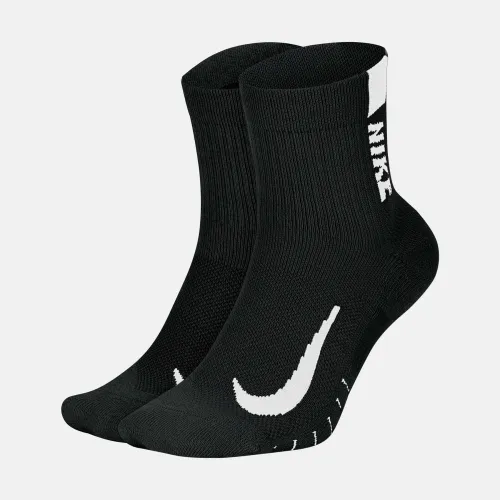 Nike Multiplier Running Ankle Socks Black (SX7556-010)
