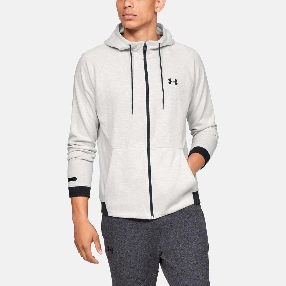 UA UNSTOPPABLE DOUBLE KNIT FULL ZIP HOODIE