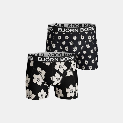 Bjorn Borg Sammy Graphic Floral Boxers 2-Pack Black (2111-1070-90651)