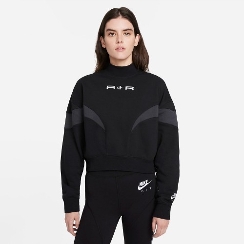 Nike Air Mock Fleece Long Sleeve Top Black (DD5433-010)