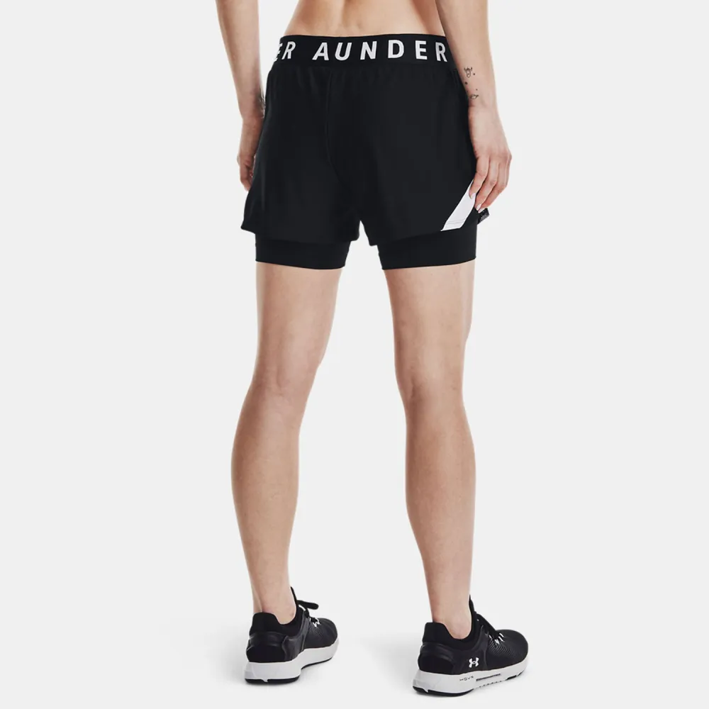 UNDER ARMOUR PLAY UP 2-IN-1 SHORTS