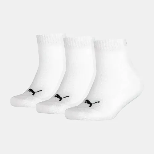 Puma Kids Quarter 3P Socks White (194011001-300)