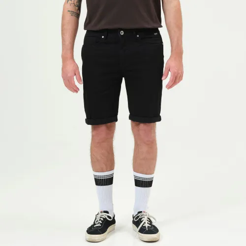 Basehit Stretched Denim Shorts (211.BM45.98-BLACK)