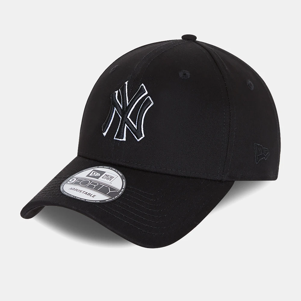 NEW YORK YANKEES BLACK BASE 9FORTY SNAPBACK CAP