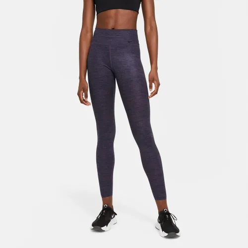 Nike One Luxe Heathered Mid-Rise Tights Blue (CD5915-451)
