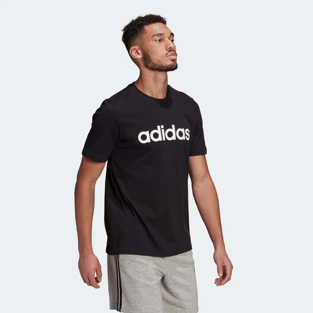 ESSENTIALS EMBROIDERED LINEAR LOGO T-SHIRT