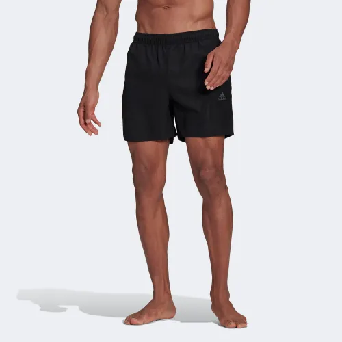 adidas Colorblock 3-Stripes Swim Shorts Black (GM2243)