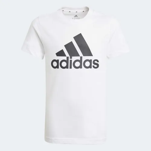 adidas Boys Essentials Big Logo Tee White (GN3994)