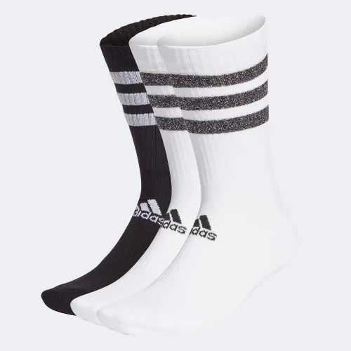adidas Glam 3-Stripes Cushioned Crew Sport Socks (GP3543)