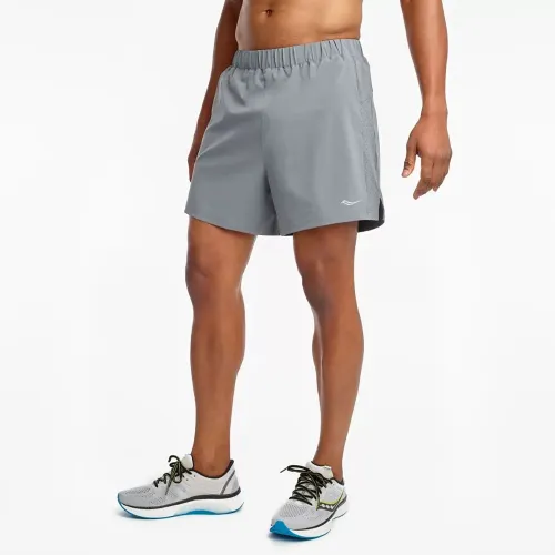 Saucony Outpace 5'' Running Shorts Grey (SAM800243-CR)