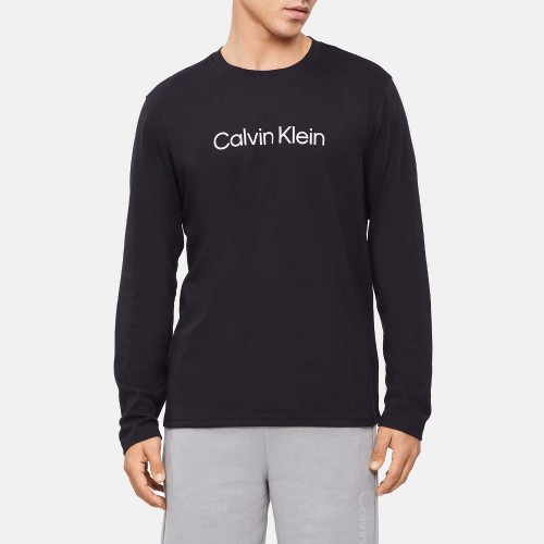 Calvin Klein Long Sleeve Gym Top Black (00GMS2K200-BAE)
