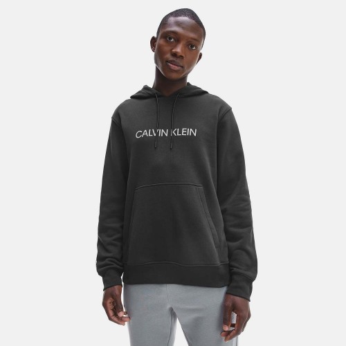 Calvin Klein Cotton Terry Logo Hoodie Black (00GMS2W304-BAE)