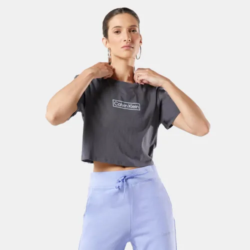 Calvin Klein Performance Cropped T-Shirt Grey (00GWS2K117-5DG)
