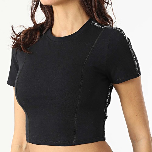 Calvin Klein Performance Cropped Gym T-Shirt Black (00GWS2K171-BAE)