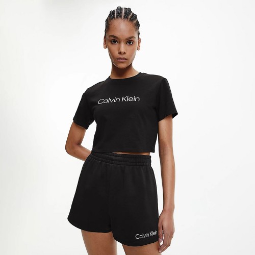 Calvin Klein Performance Cropped T-Shirt Black (00GWS2K187-BAE)