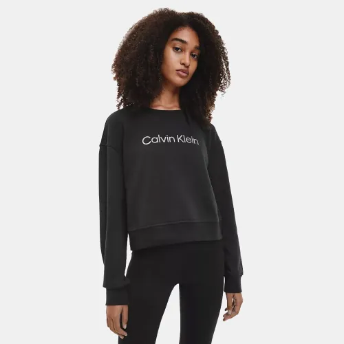 Calvin Klein Performance Logo Seatshirt Black (00GWS2W312-BAE)