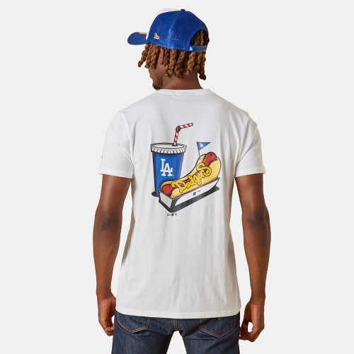 New Era LA Dodgers MLB Stadium Food Graphic White T-Shirt (13083926)