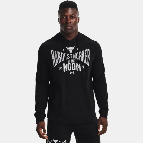 Under Armour Project Rock Terry Hoodie Black (1370458-001)