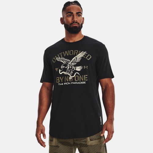 Under Armour Project Rock Outworked T-Shirt Black (1370490-001)