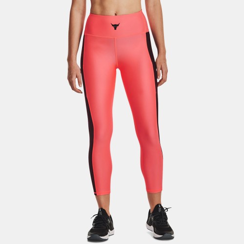 Under Armour Project Rock HeatGear Ankle Leggings Red (1373597-652)