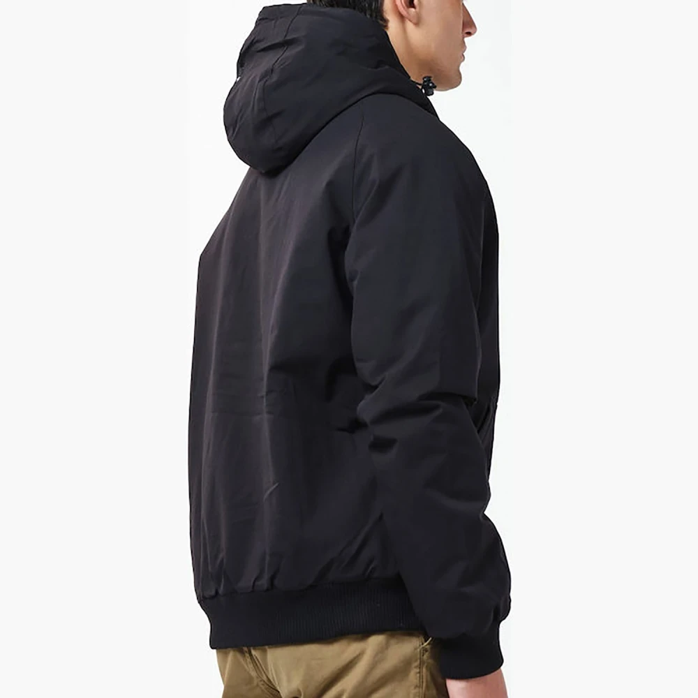 BASEHIT MEN`S RIBBED JACKET WITH SHERPA LINING