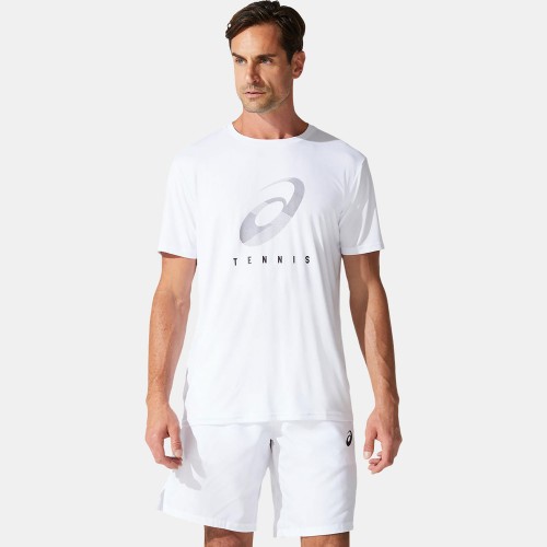 Asics Court Spiral Tennis T-Shirt White (2041A148-100)