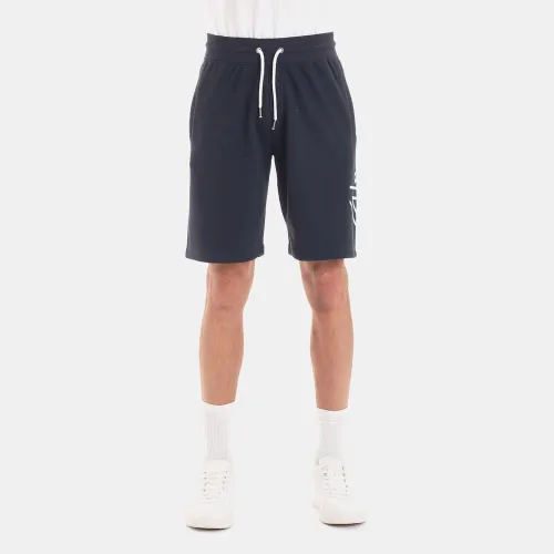 Magnetic North Seamless Graphic Shorts (22014-NAVY BLUE)