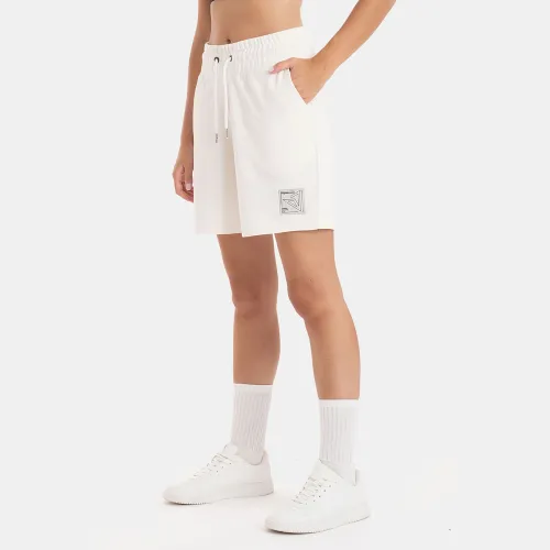 Magnetic North Women's Athletic Shorts (22026-OFF WHITE)