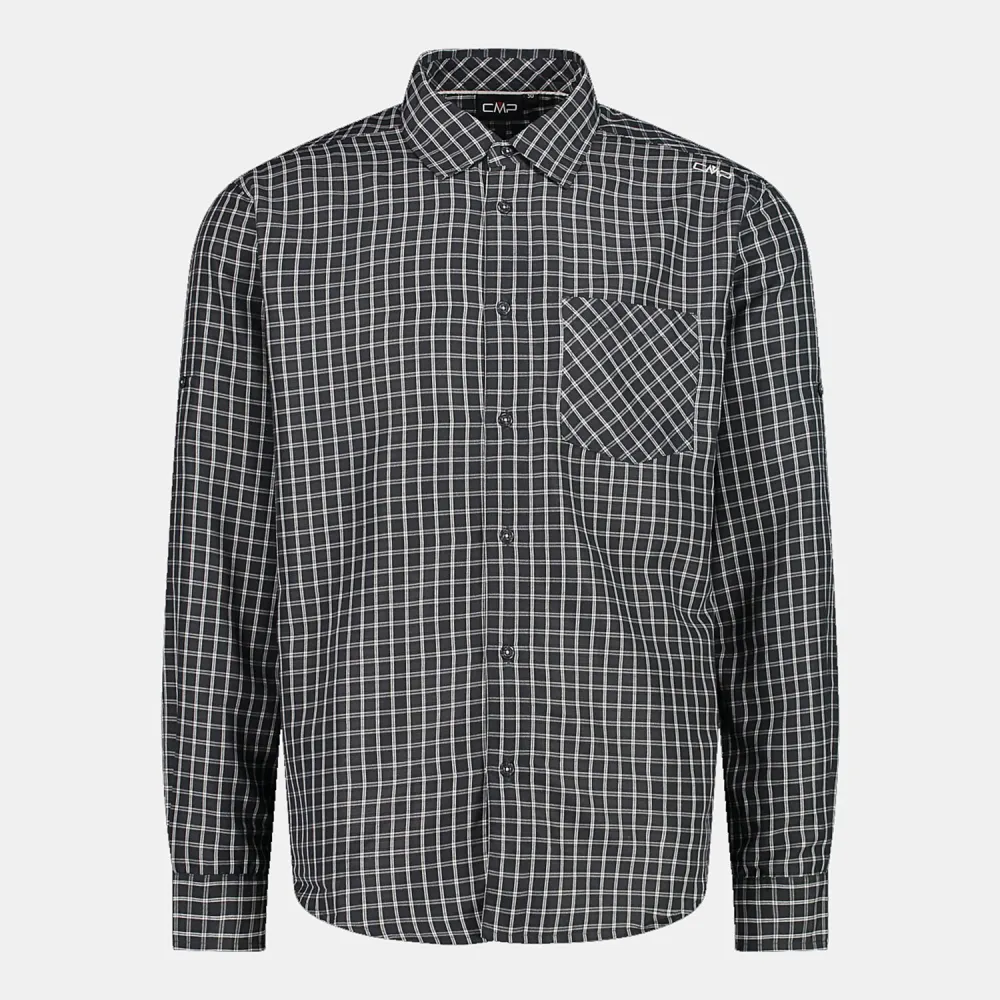 CMP OUTDOOR LONG-SLEEVE CHECKED SHIRT