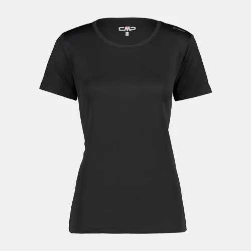 Cmp Women's Round Neck Outdoor T-Shirt Black (39T5676-U901)