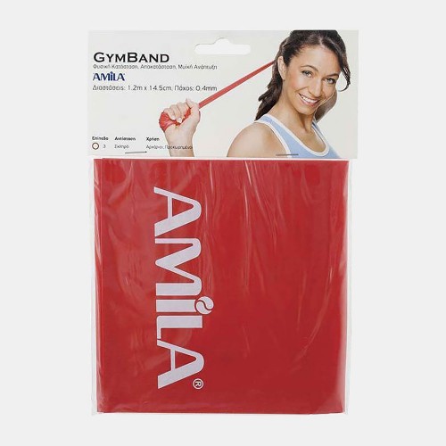 Amila Gymband 1.2M Medium Red (48182)