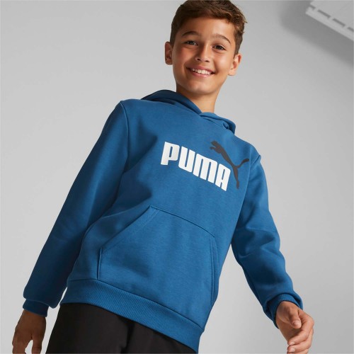 Puma Essentials+ Big Logo Hoodie Blue (586987-17)