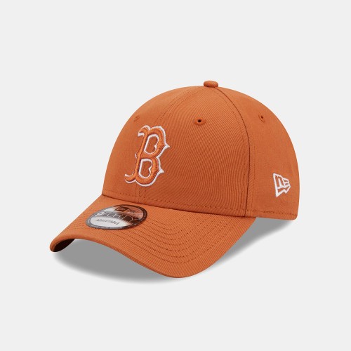 New Era Boston Red Sox MLB League Essential Orange 9FORTY Strapback Cap (60240313)