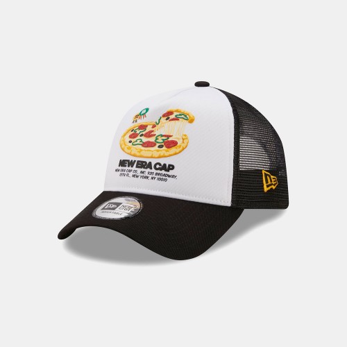 New Era Pizza Food Pack White 9FORTY A-Frame Trucker Cap (60240347)