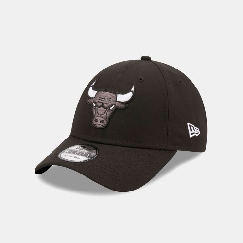 New Era Chicago Bulls NBA Repreve Monochrome Black 9FORTY Strapback Cap (60240457)