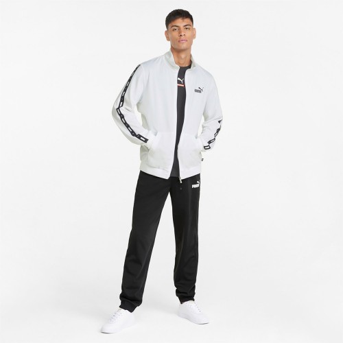 Puma Tape Polyester Tracksuit White (847420-02)