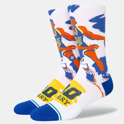 Stance Paint Curry Crew Socks White (A545C22PCU-WHT)