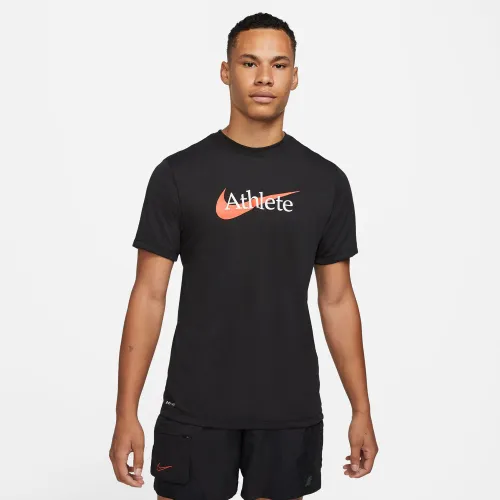 Nike Dri-FIT Swoosh Training T-Shirt Black (CW6950-013)