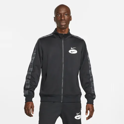 Nike Sportswear Swoosh League Poly-Knit Jacket Black (DM5473-010)