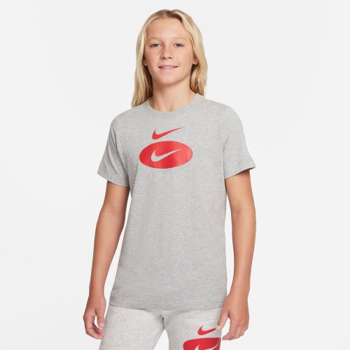 Nike Sportswear Boys' T-Shirt Grey (DO1808-063)