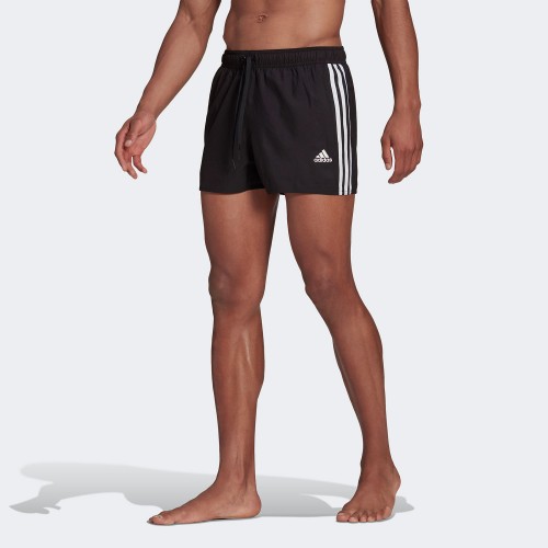 adidas Classic 3-Stripes Swim Shorts Black (GQ1095)