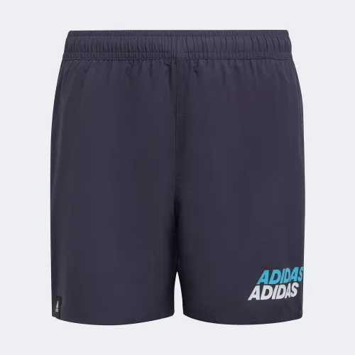 adidas Boys' Linage Swim Shorts Blue (HD7373)