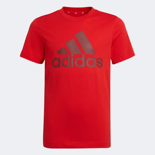 adidas Boys Essentials Big Logo T-Shirt Red (HE9280)