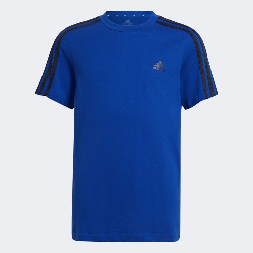 adidas Boys Essentials 3-Stripes T-Shirt Blue (HE9303)